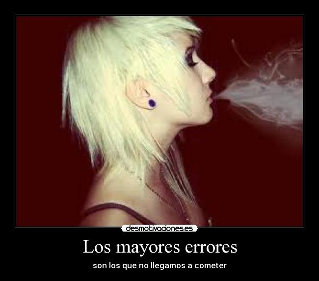 Los mayores errores -