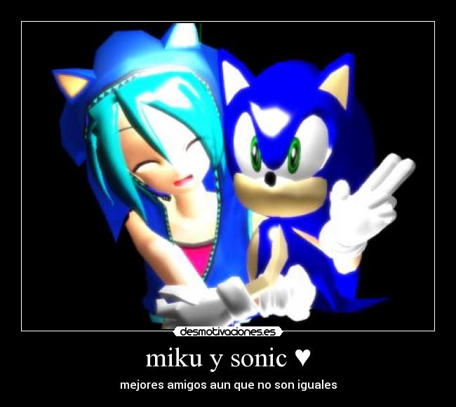 miku y sonic ♥ - 