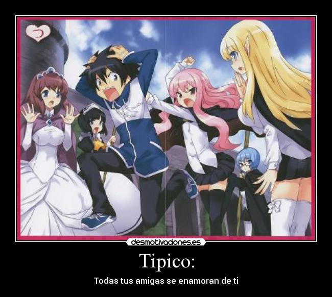carteles zero tsukaima tipico desmotivaciones