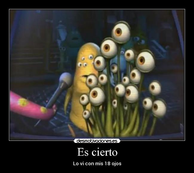 Es cierto - Lo vi con mis 18 ojos