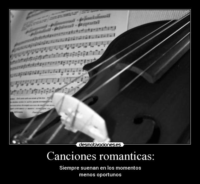 Canciones romanticas: -