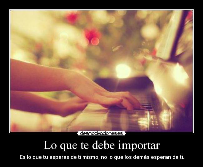 Lo que te debe importar - 