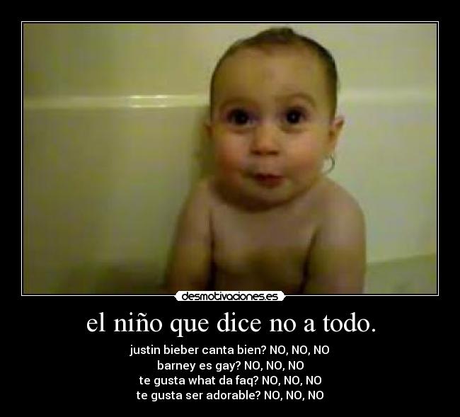 carteles bebe que dice todo desmotivaciones