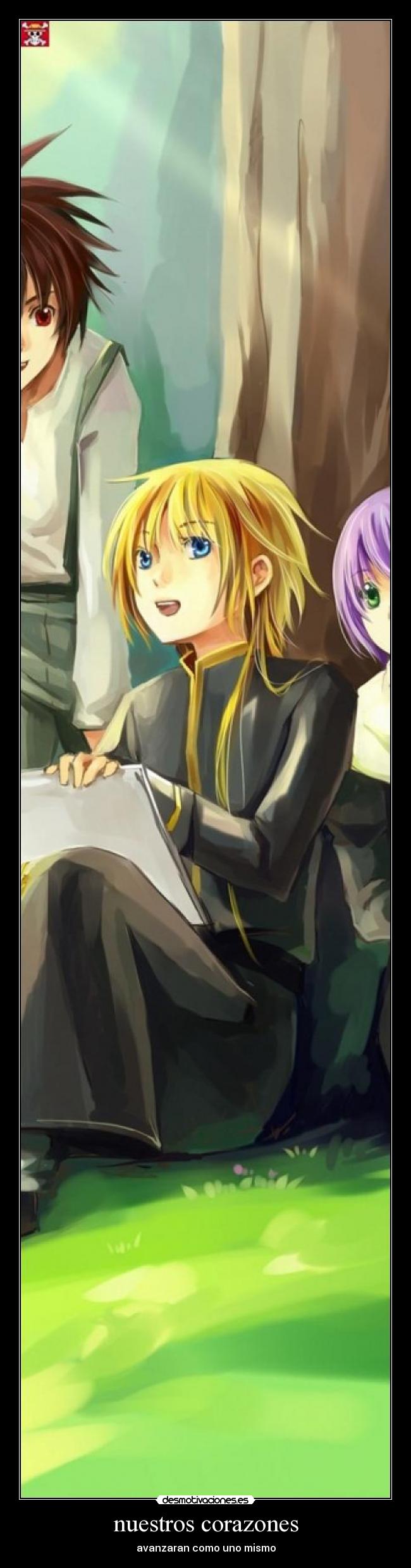 nuestros corazones - avanzaran como uno mismo