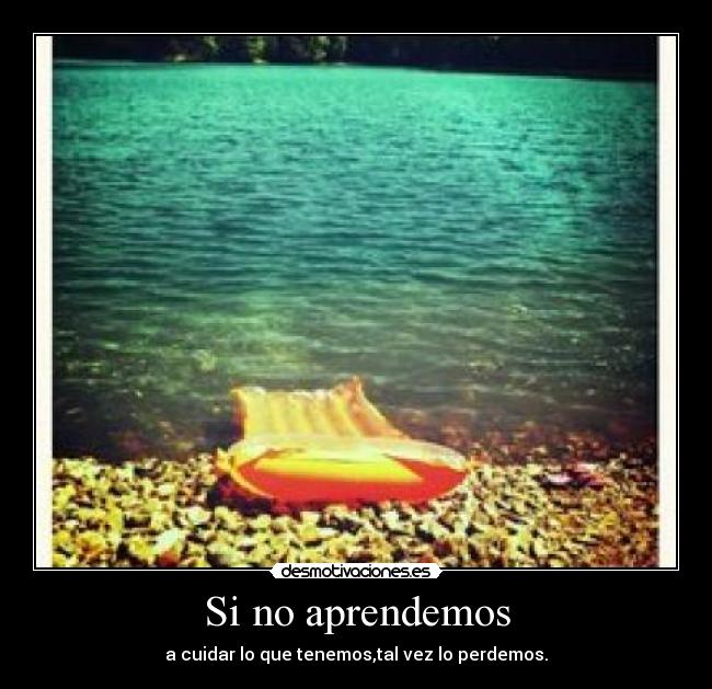 Si no aprendemos -