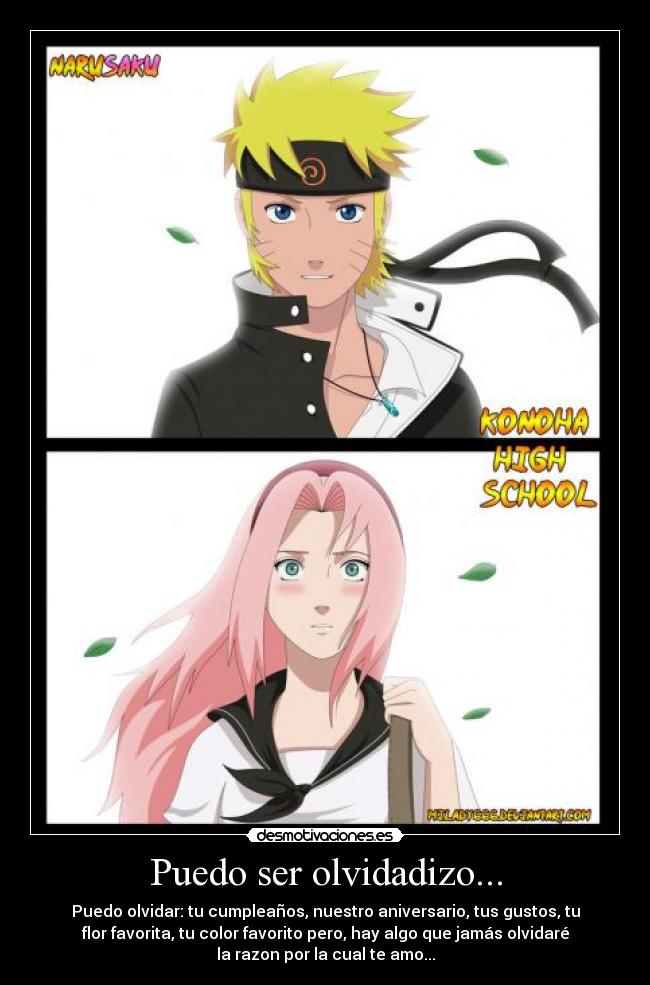 Puedo ser olvidadizo... - 