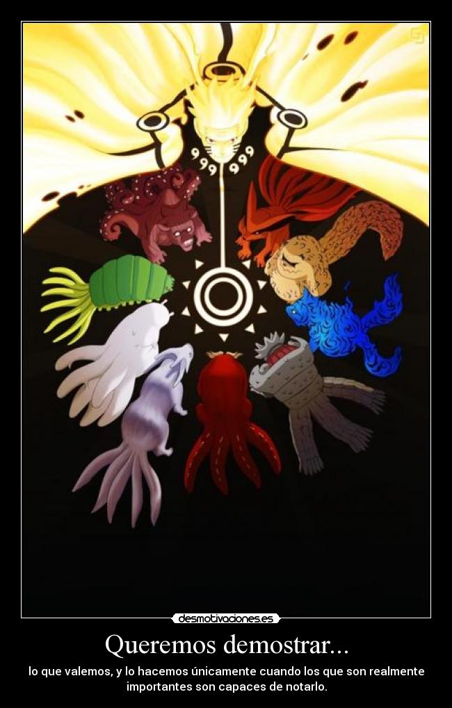 Queremos demostrar... -