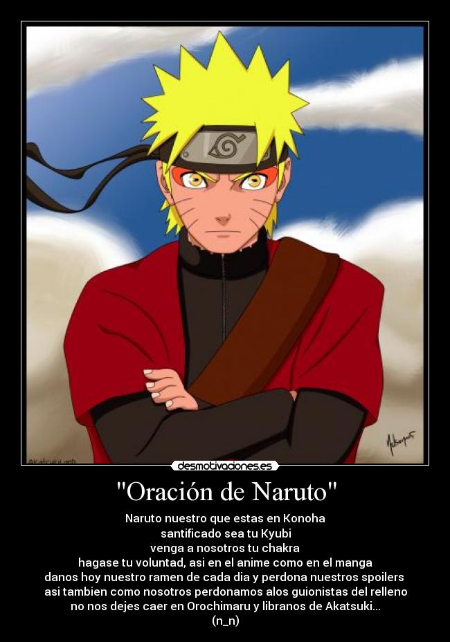 Oración de Naruto - 