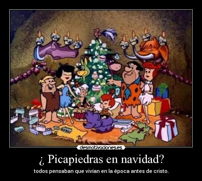 ¿ Picapiedras en navidad? -