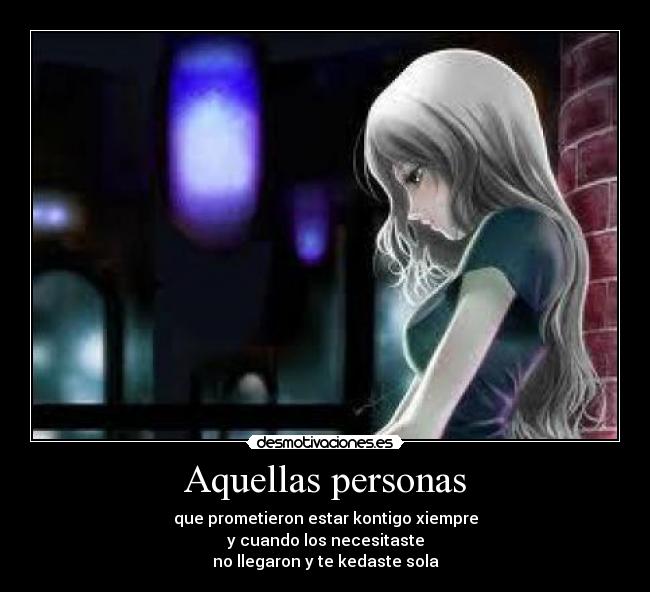 Aquellas personas -