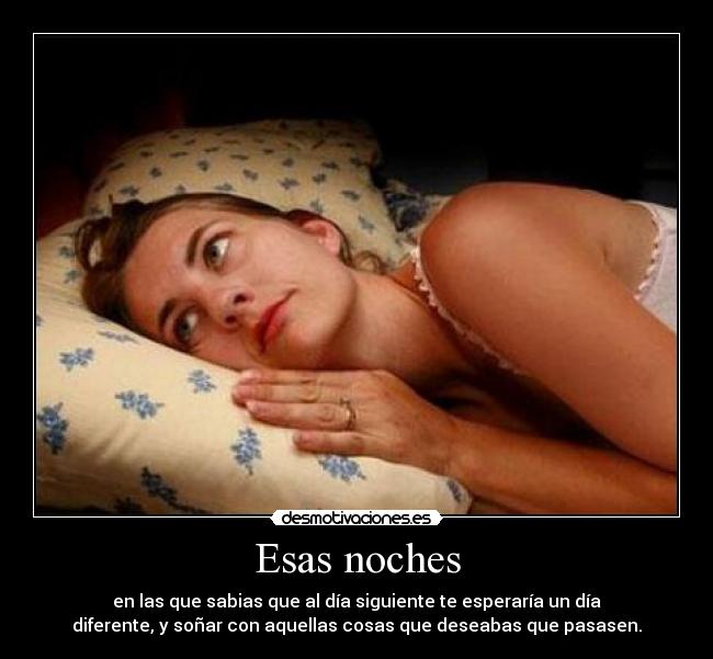 Esas noches -