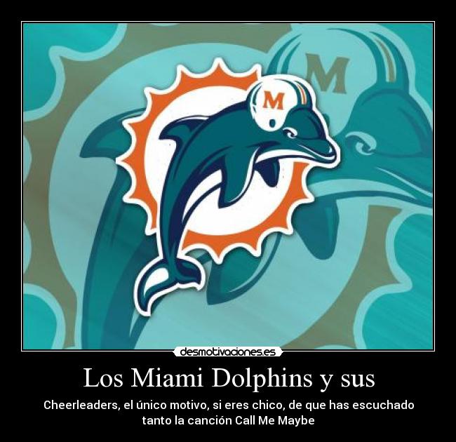 carteles miami dolphins cheerleader desmotivaciones