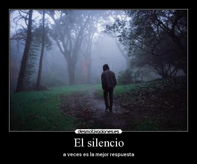 El silencio -