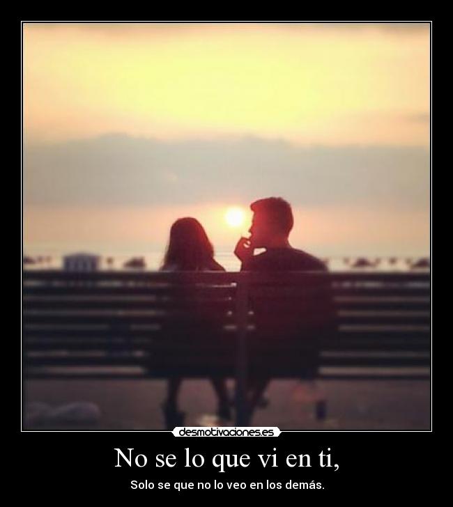 carteles amor pareja chico chica sol romantico banca parque ver saber desmotivaciones