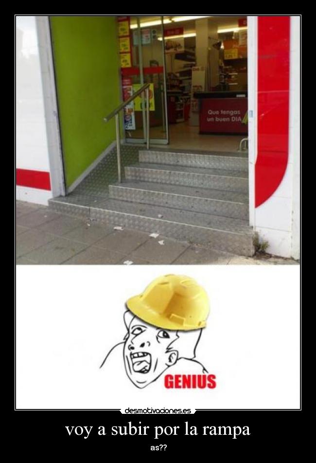voy a subir por la rampa - 