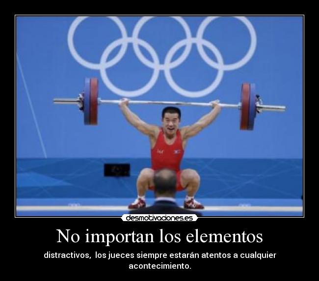 No importan los elementos - 