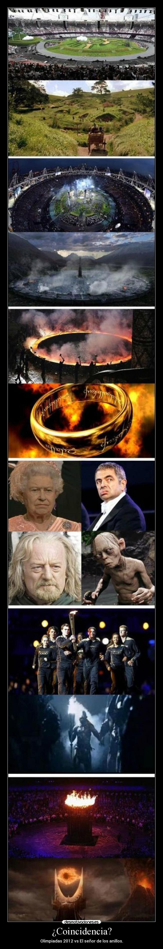 ¿Coincidencia? - Olimpiadas 2012 vs El señor de los anillos.