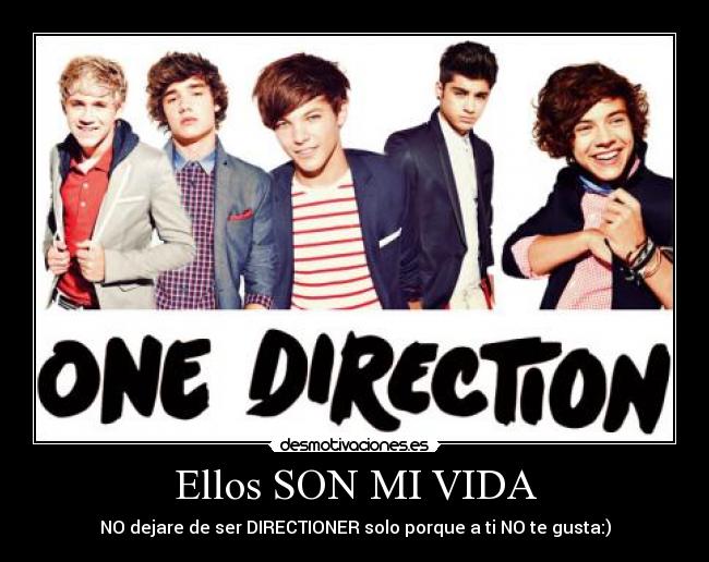 Ellos SON MI VIDA - NO dejare de ser DIRECTIONER solo porque a ti NO te gusta:)