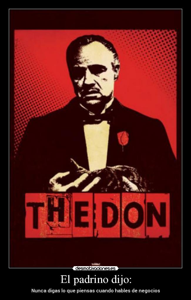 El padrino dijo: - 