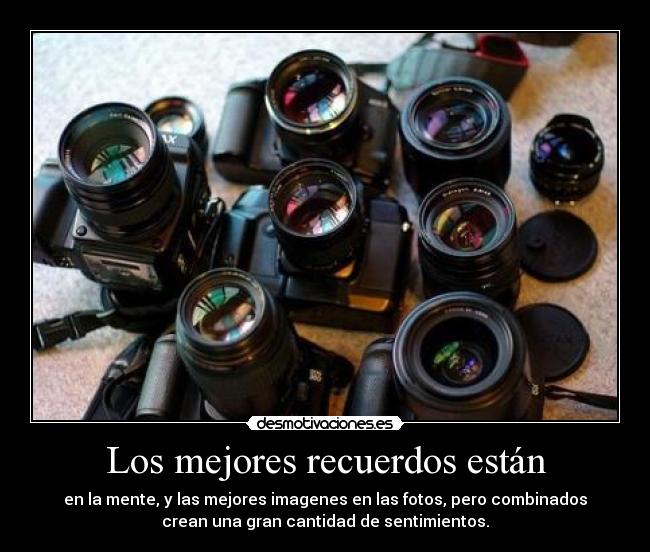 Los mejores recuerdos están -