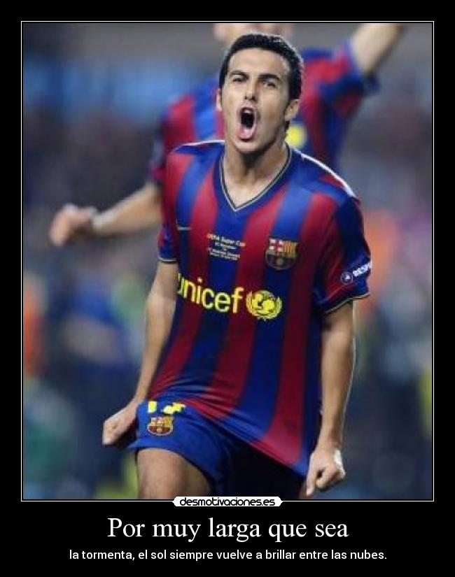 Por muy larga que sea - la tormenta, el sol siempre vuelve a brillar entre las nubes.