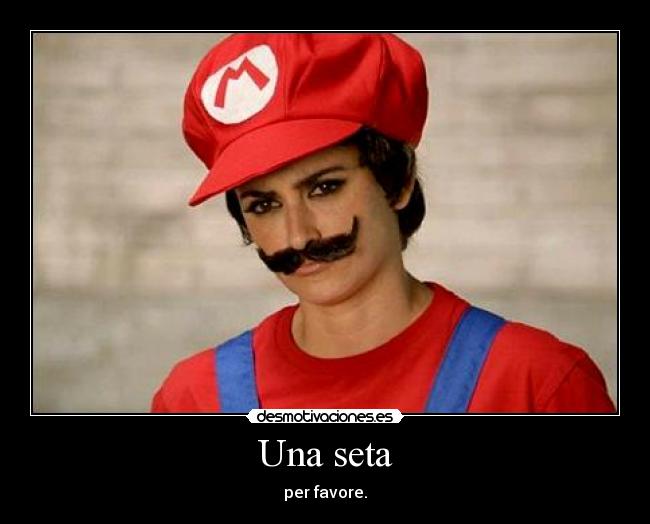 Una seta - per favore.