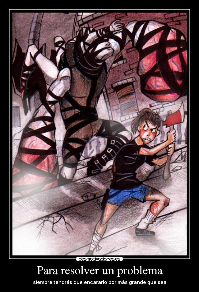 Para resolver un problema -