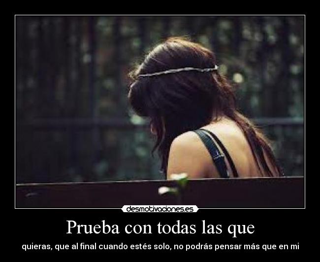 Prueba con todas las que - 