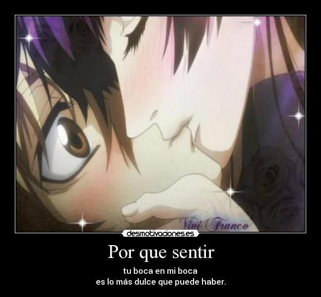Por que sentir -