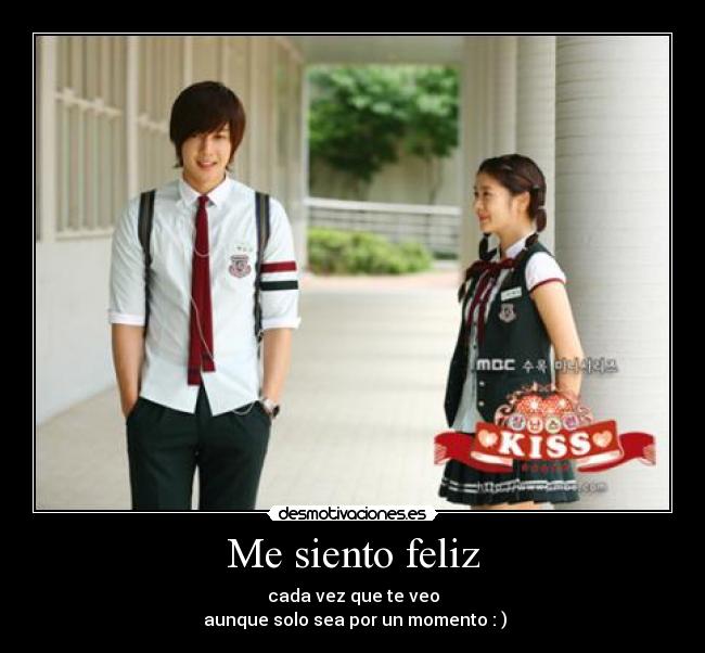 Me siento feliz -