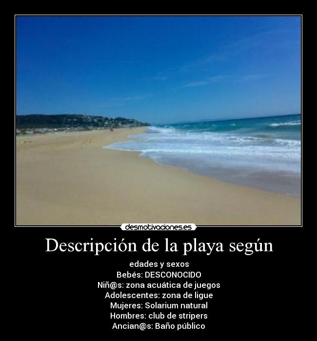 carteles playa desmotivaciones