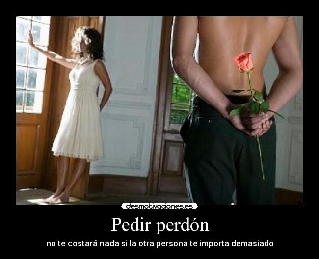Pedir perdón -