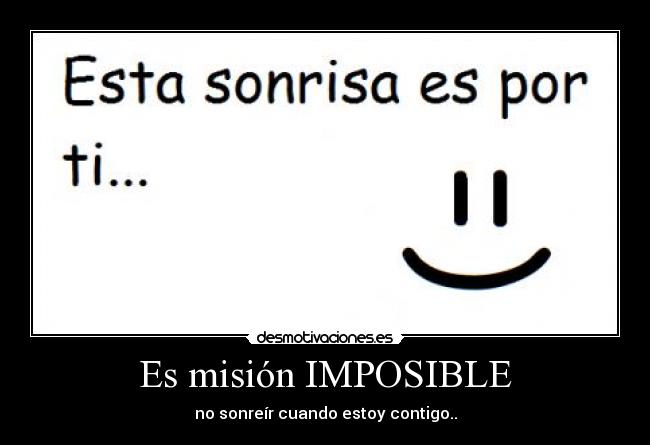 carteles imposible amo desmotivaciones