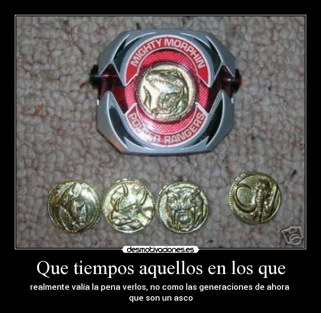 carteles que tiempos aquellos los que desmotivaciones