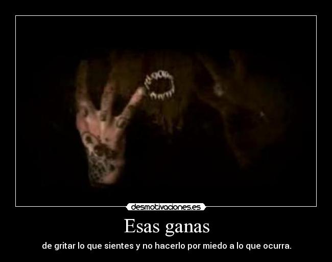 Esas ganas - 