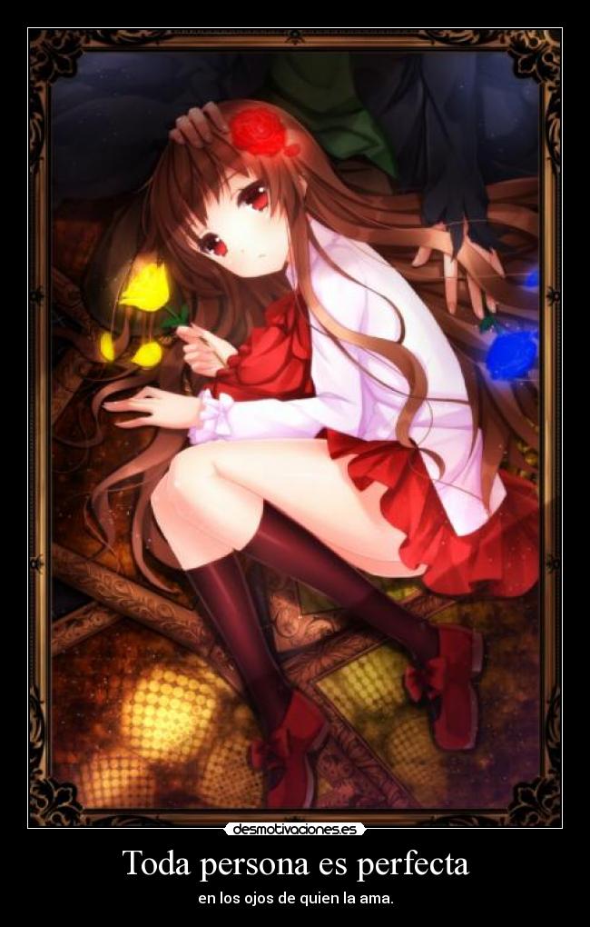 Toda persona es perfecta -