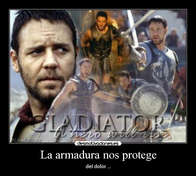 carteles armadura desmotivaciones