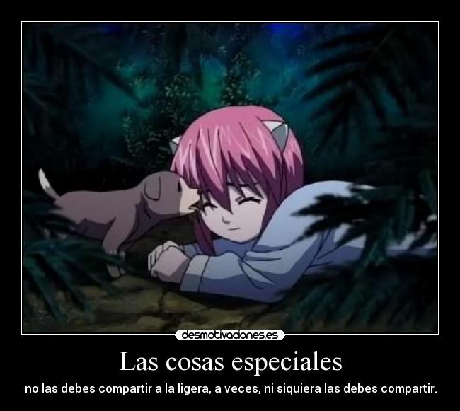 Las cosas especiales -