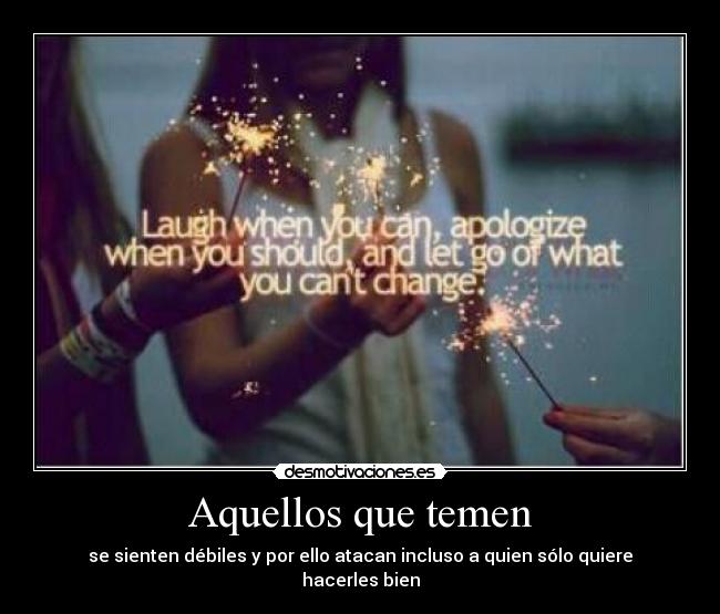 Aquellos que temen -