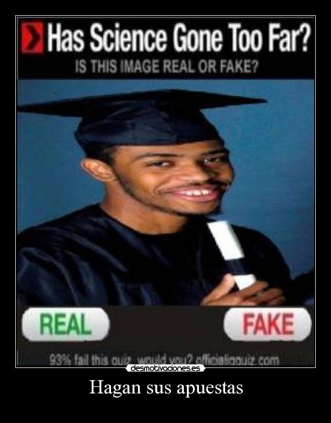 Hagan sus apuestas -