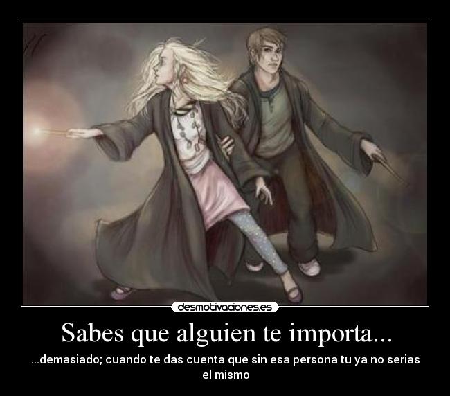carteles luna lovegood neville logbottom amor desmotivaciones