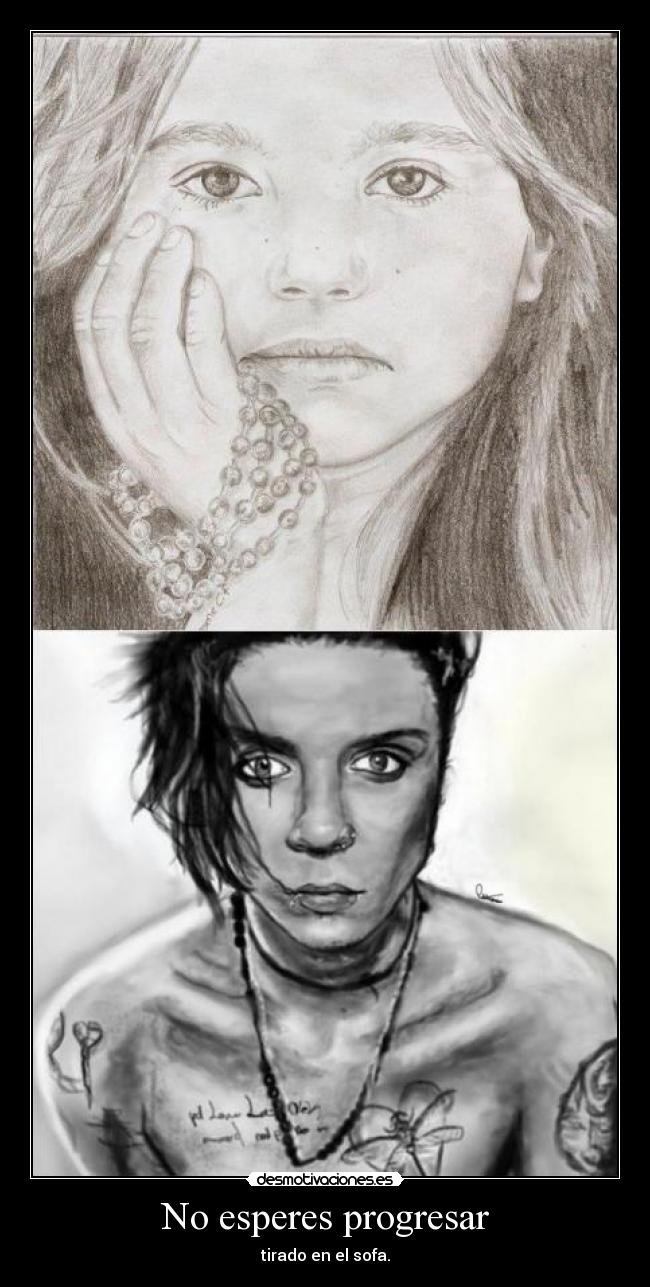 No esperes progresar - tirado en el sofa.