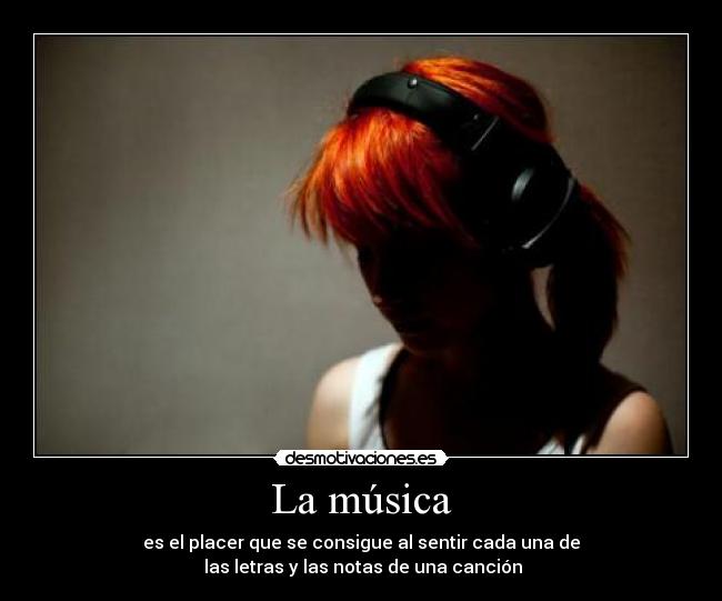 La música -