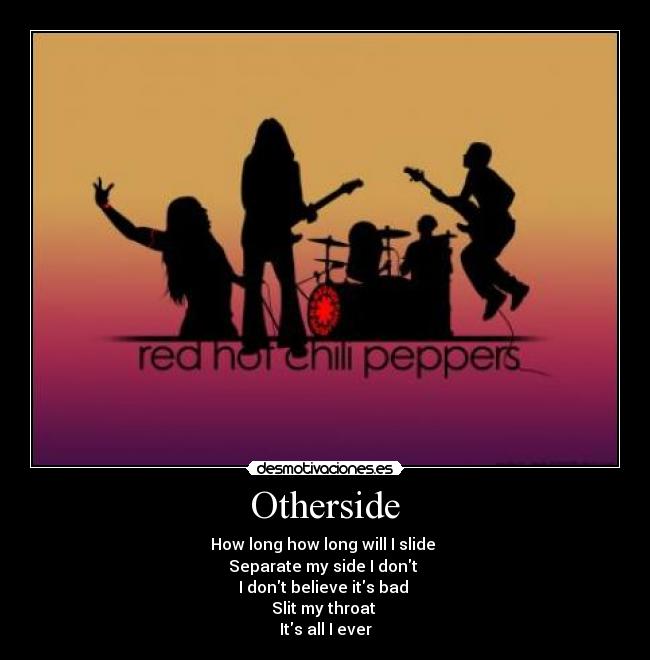 carteles red hot chili peppers desmotivaciones
