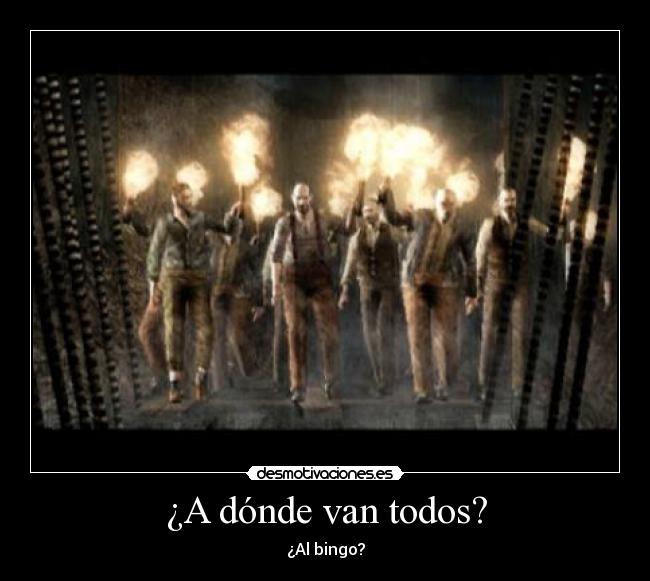 ¿A dónde van todos? -