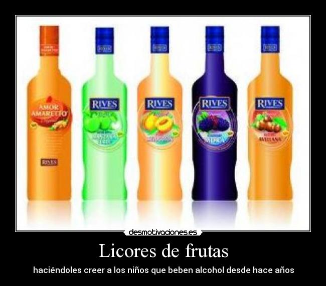 Licores de frutas -