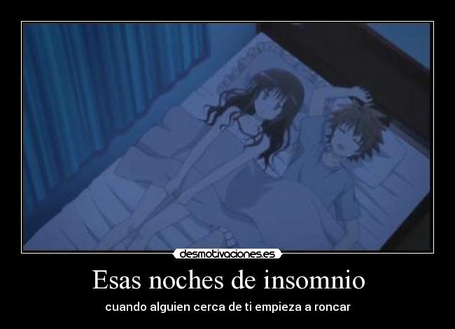 carteles anime shinigamisempai love roncar insomnio desmotivaciones