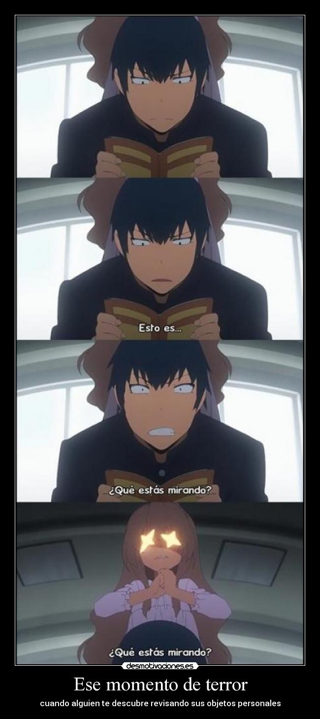 carteles raptorhunters harukaze anime toradora ryuuji salva esta desmotivaciones