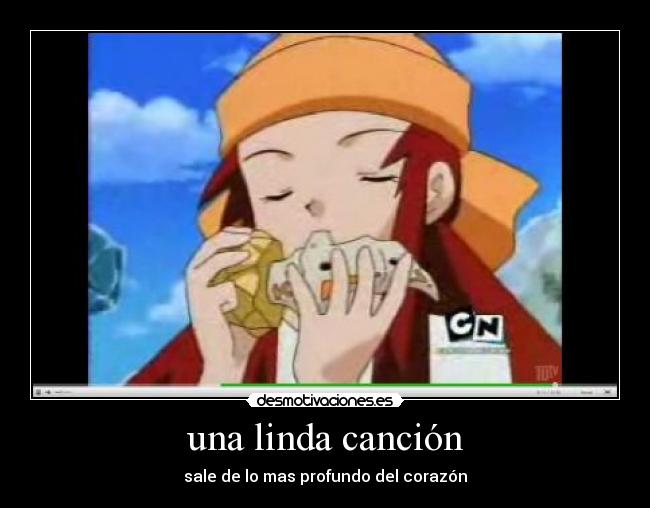 una linda canción - sale de lo mas profundo del corazón