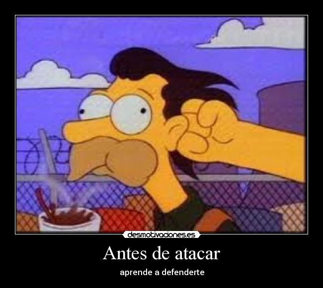 Antes de atacar -